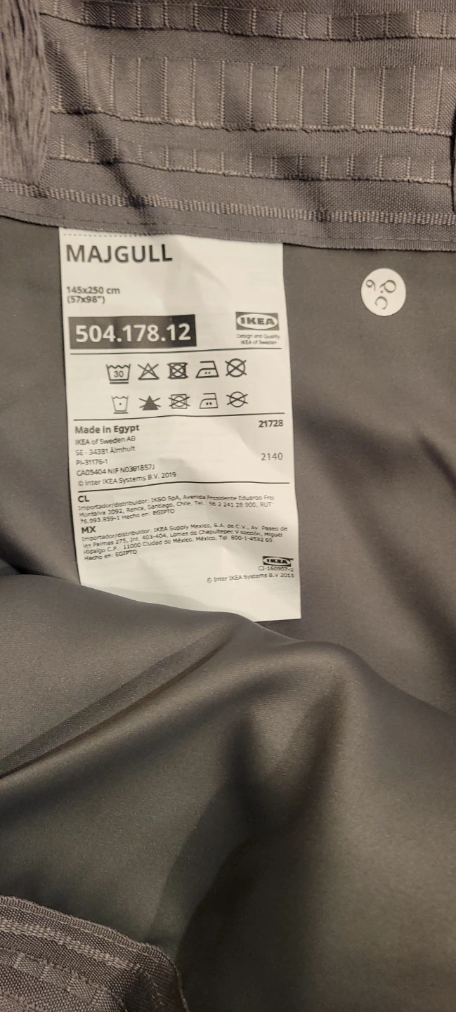 IKEA MAJGULL Grey Curtains 145x250 cm - photo 2