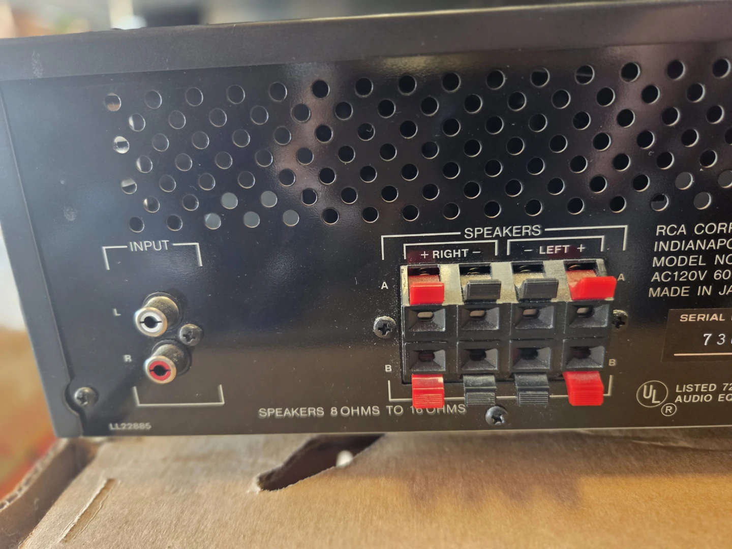 RCA MPT200 Stereo Power Amplifier with Dimensions Audio/Video - photo 4