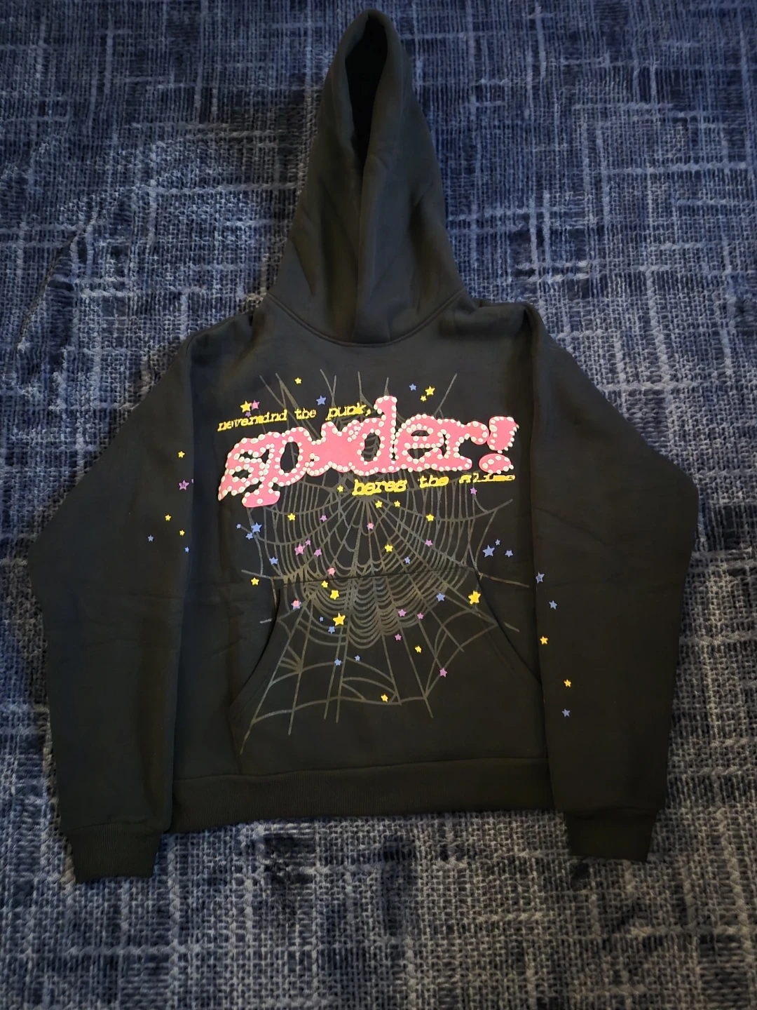 Spider Black Hoodie Size M - photo 2