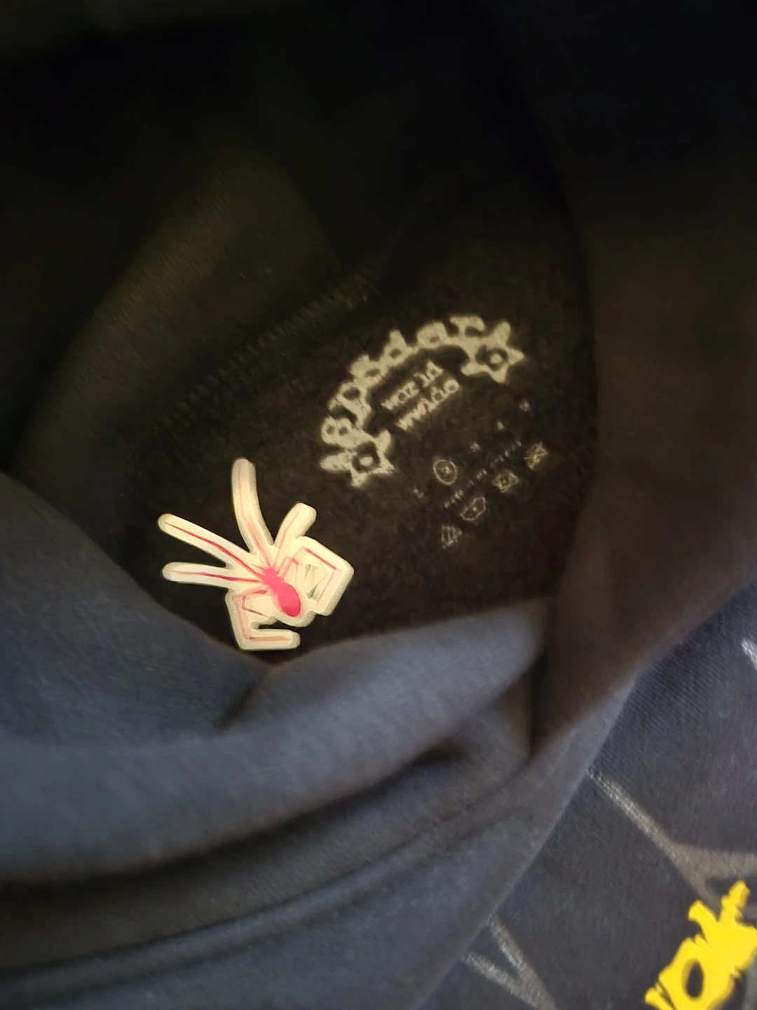 Spider Black Hoodie Size M - photo 4