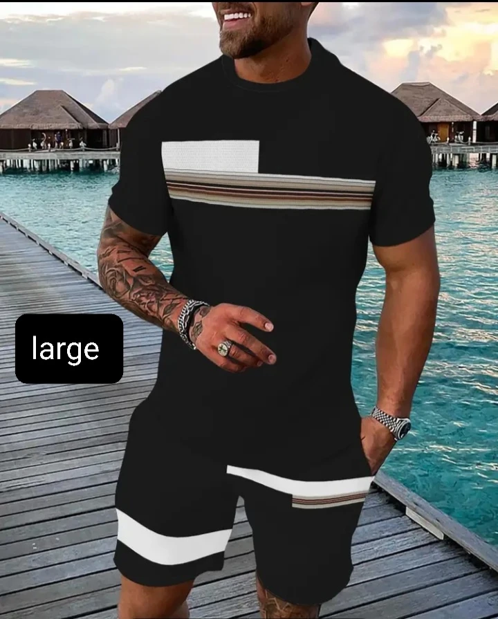 Brand New Multiple sets Men's T-Shirt and Shorts  - Large/Medium