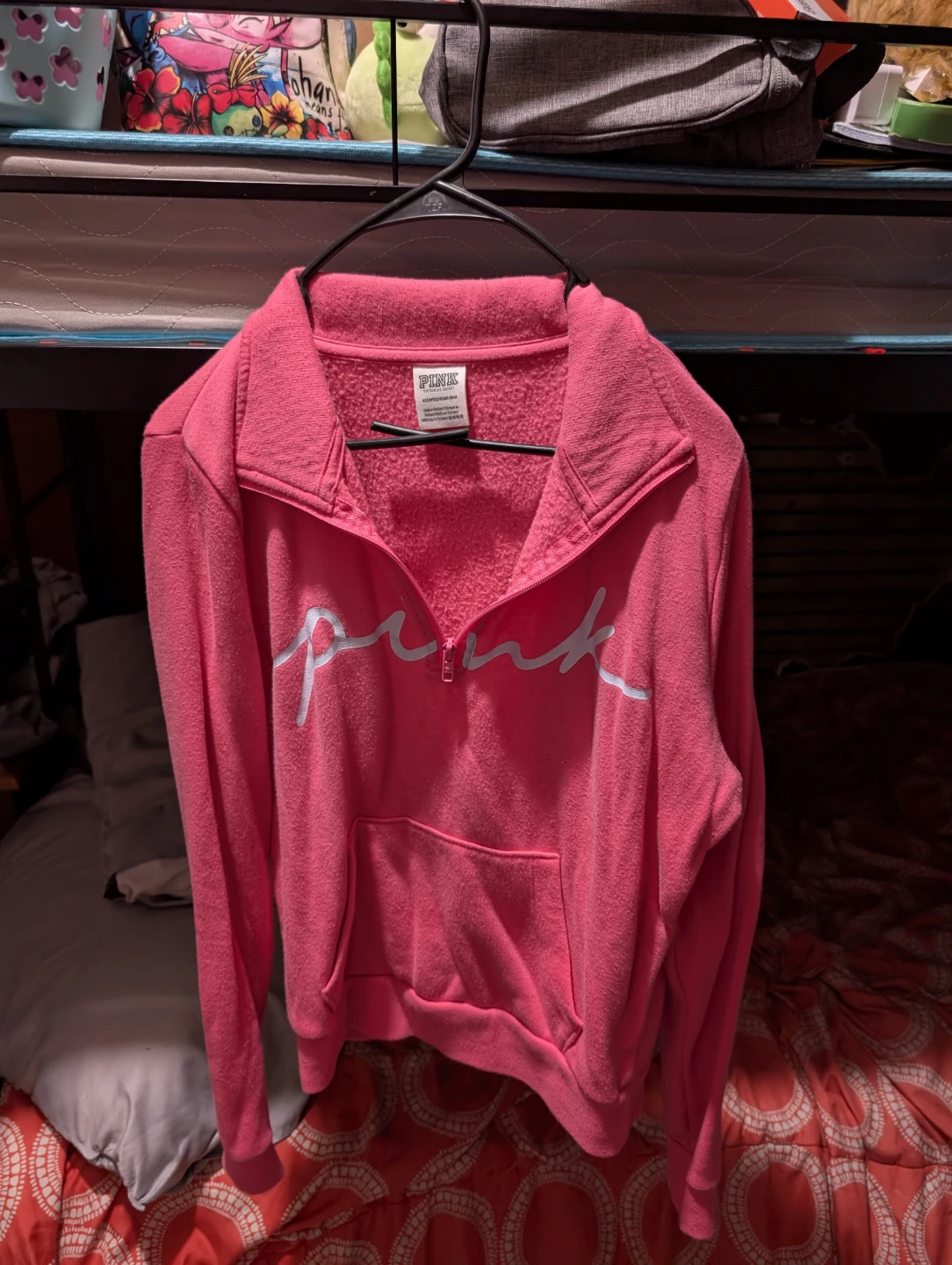 PINK Victoria's Secret Quarter Zip Sweatshirt