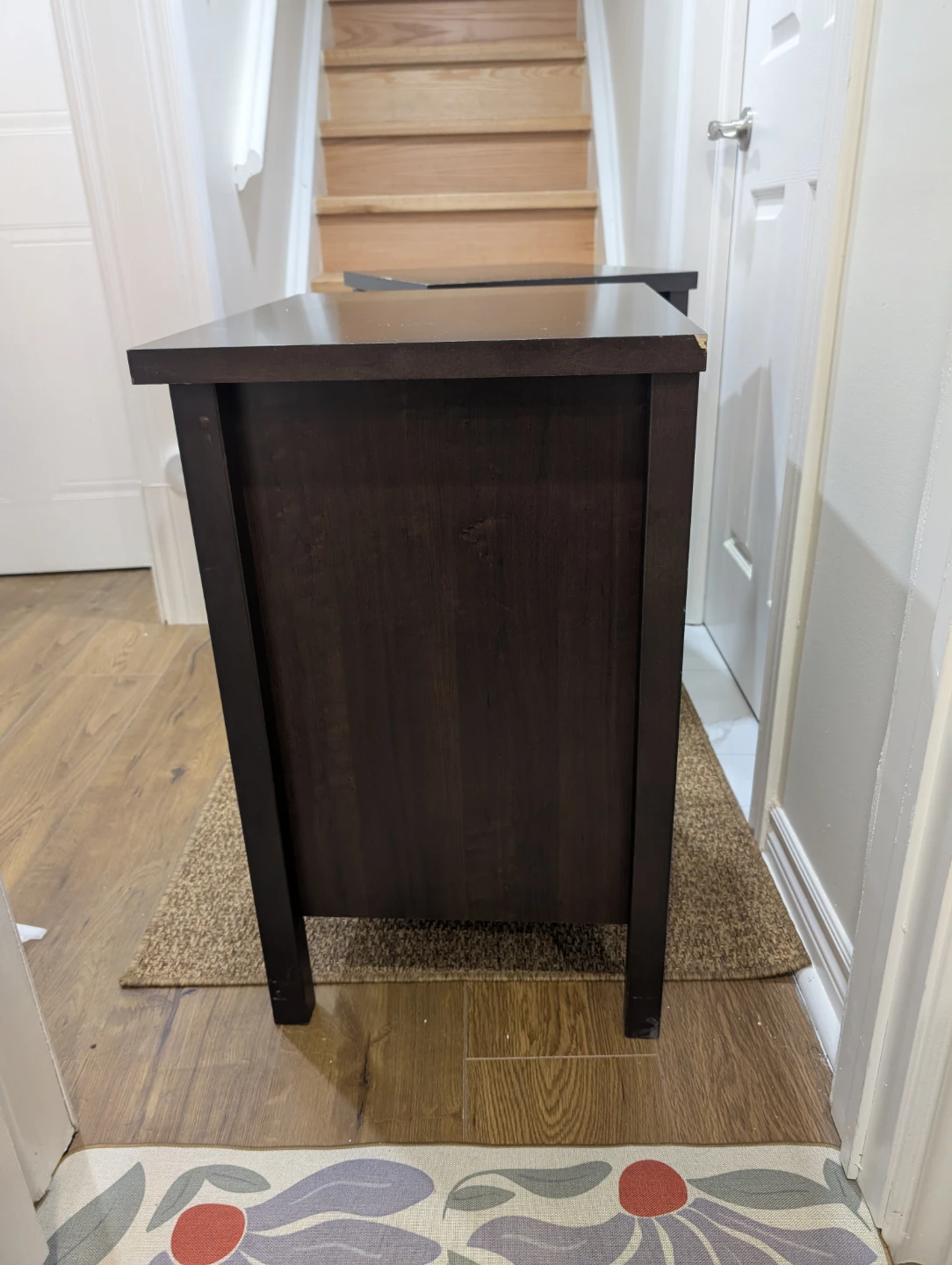 Dark Brown 3-Drawer Dresser (Set of 2) - photo 5