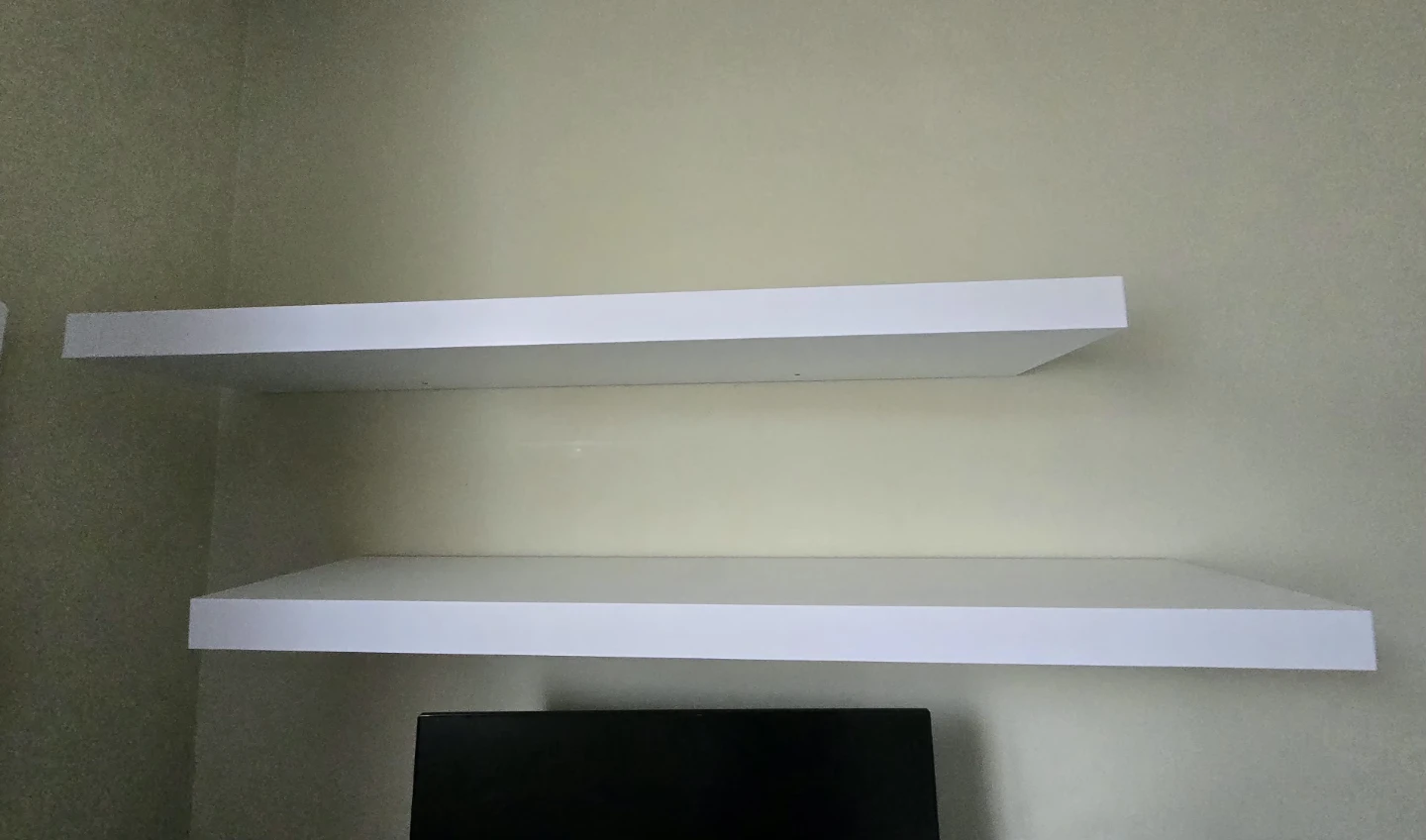 White Floating Shelves – Set of 2