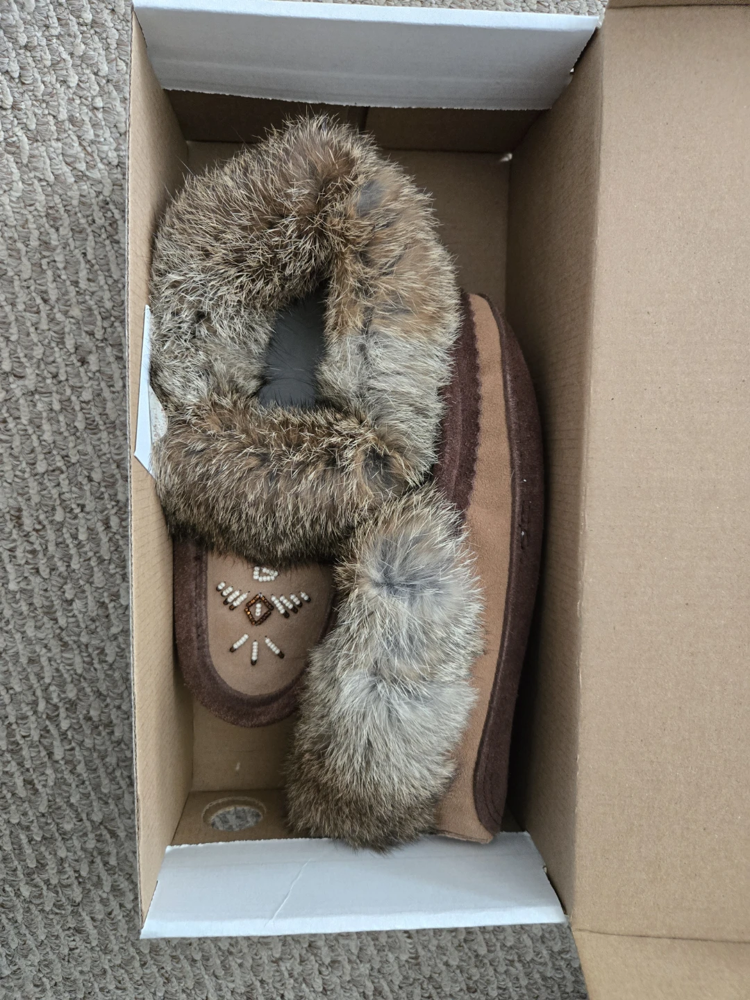 Laurentian Chief Moccasins Ladies Size 5 Moka/Choco - photo 2
