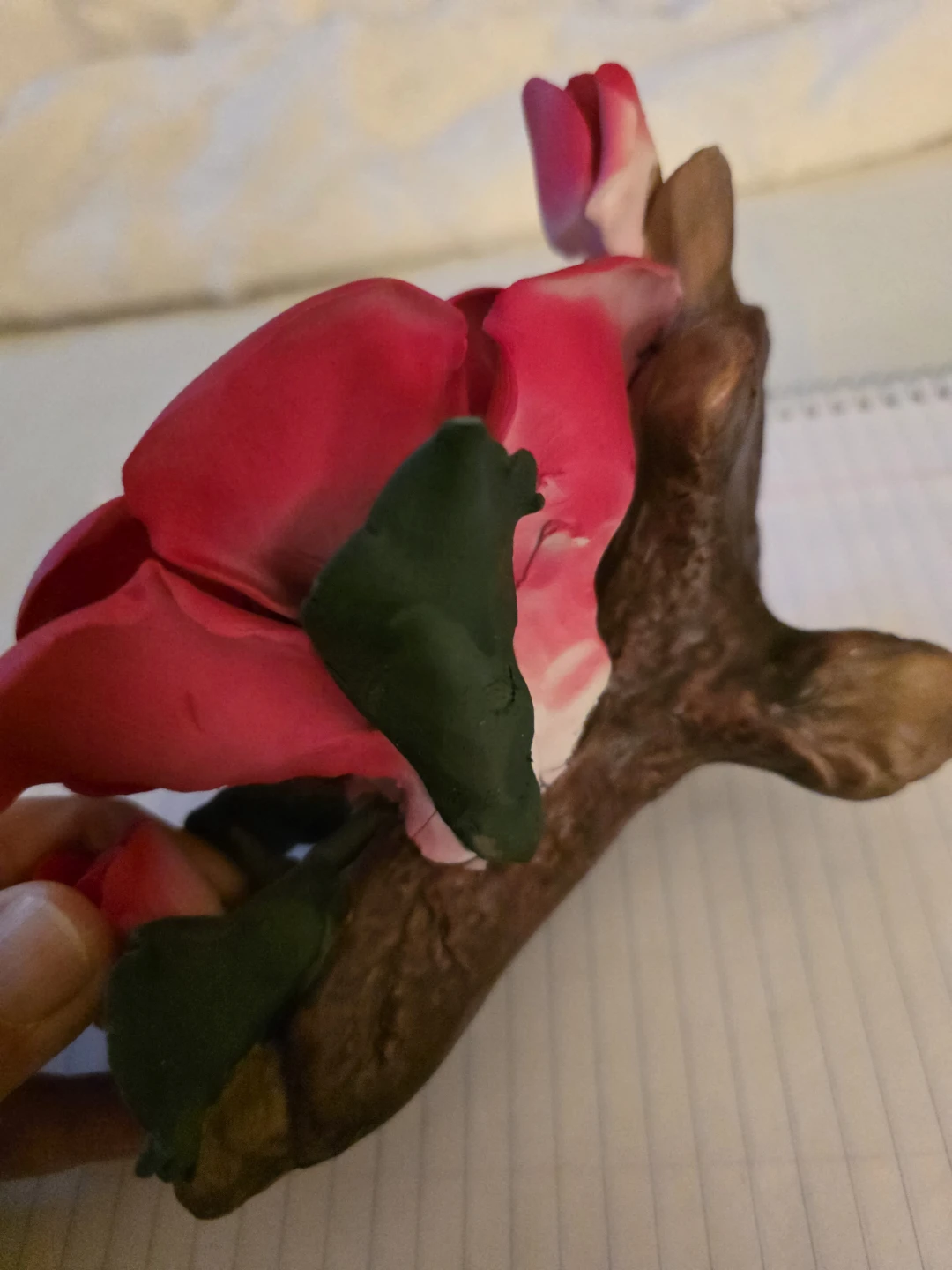 Vintage ceramic rose - photo 5