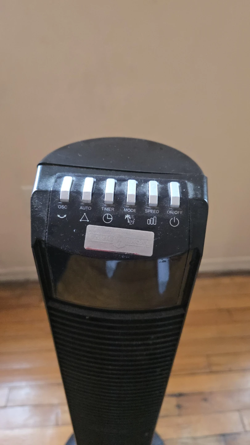 Tower Fan - Black - photo 3