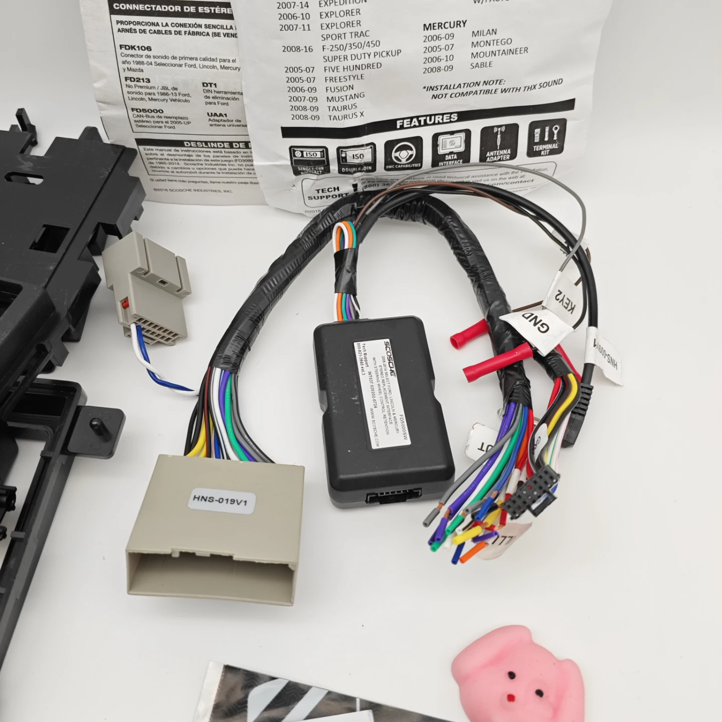 Scosche Car Stereo Installation Dash Kit & Wiring Harness - photo 3