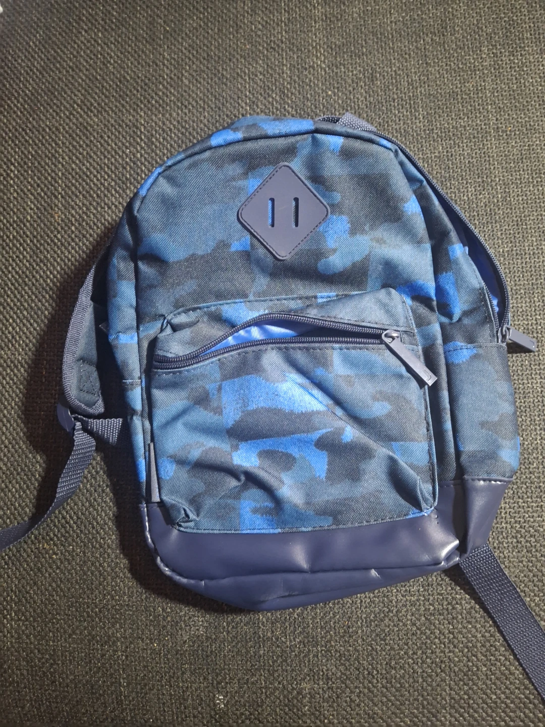 Blue Camo Backpack