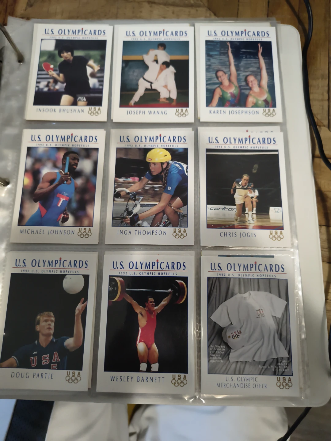 1992 U.S. Olympic Hopefuls Trading Cards Collection