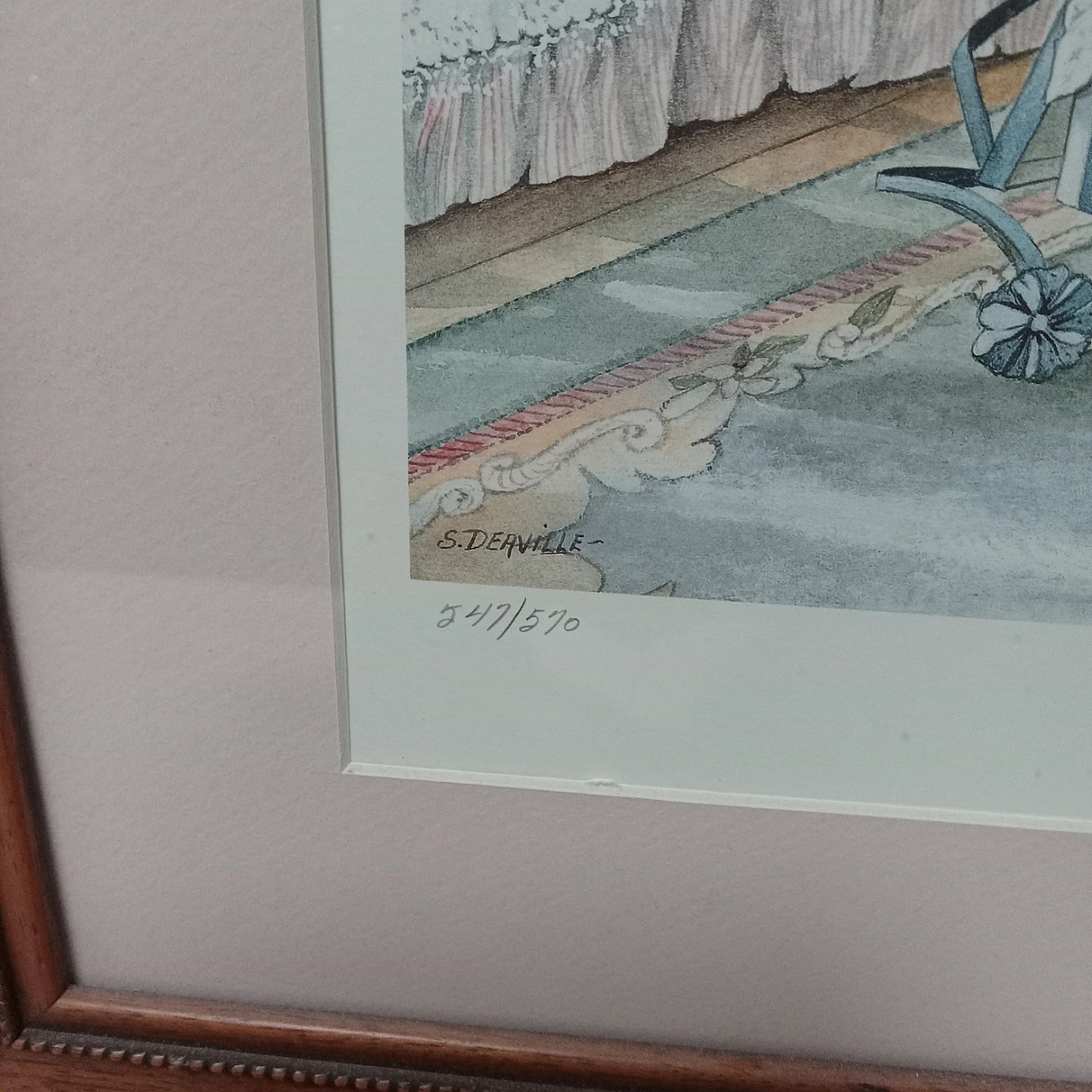 Limited Edition S Deaville "Dear Grandma" Framed Print - photo 4
