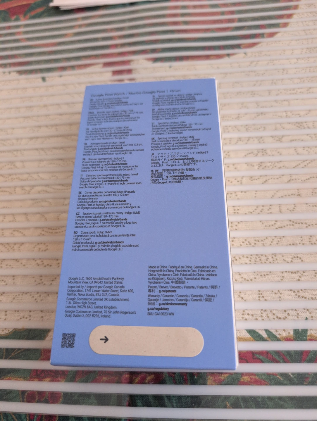 Google Pixel Watch Sport Band - Small - 41mm - Blue - photo 2