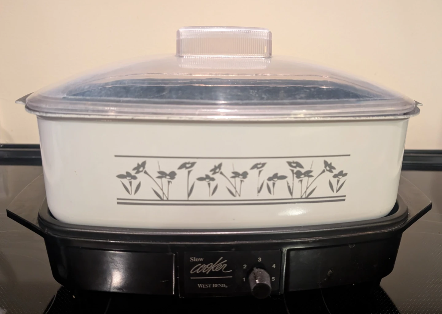 Vintage West Bend Slow Cooker with Lid