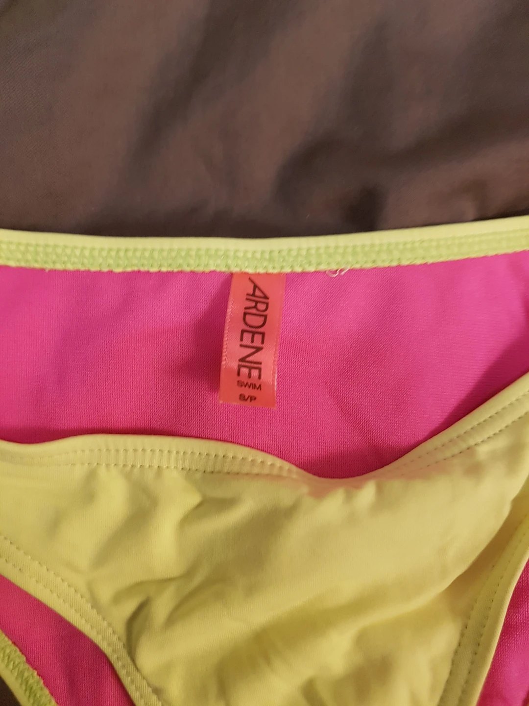 Bikini Set - Neon Yellow Pink Orange Ltop Sbottom - photo 3