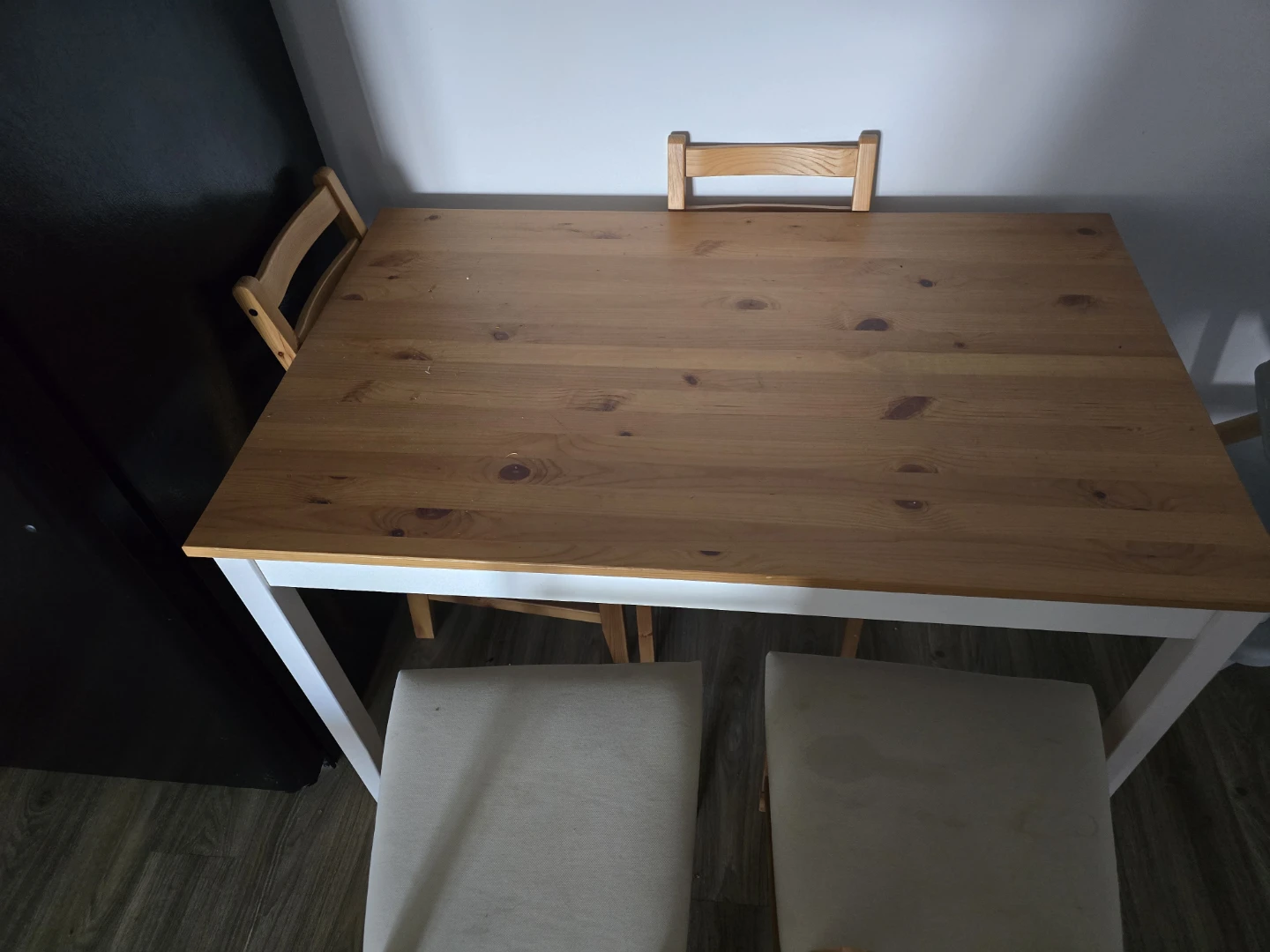 Wooden Dining Table with 4 Chairs