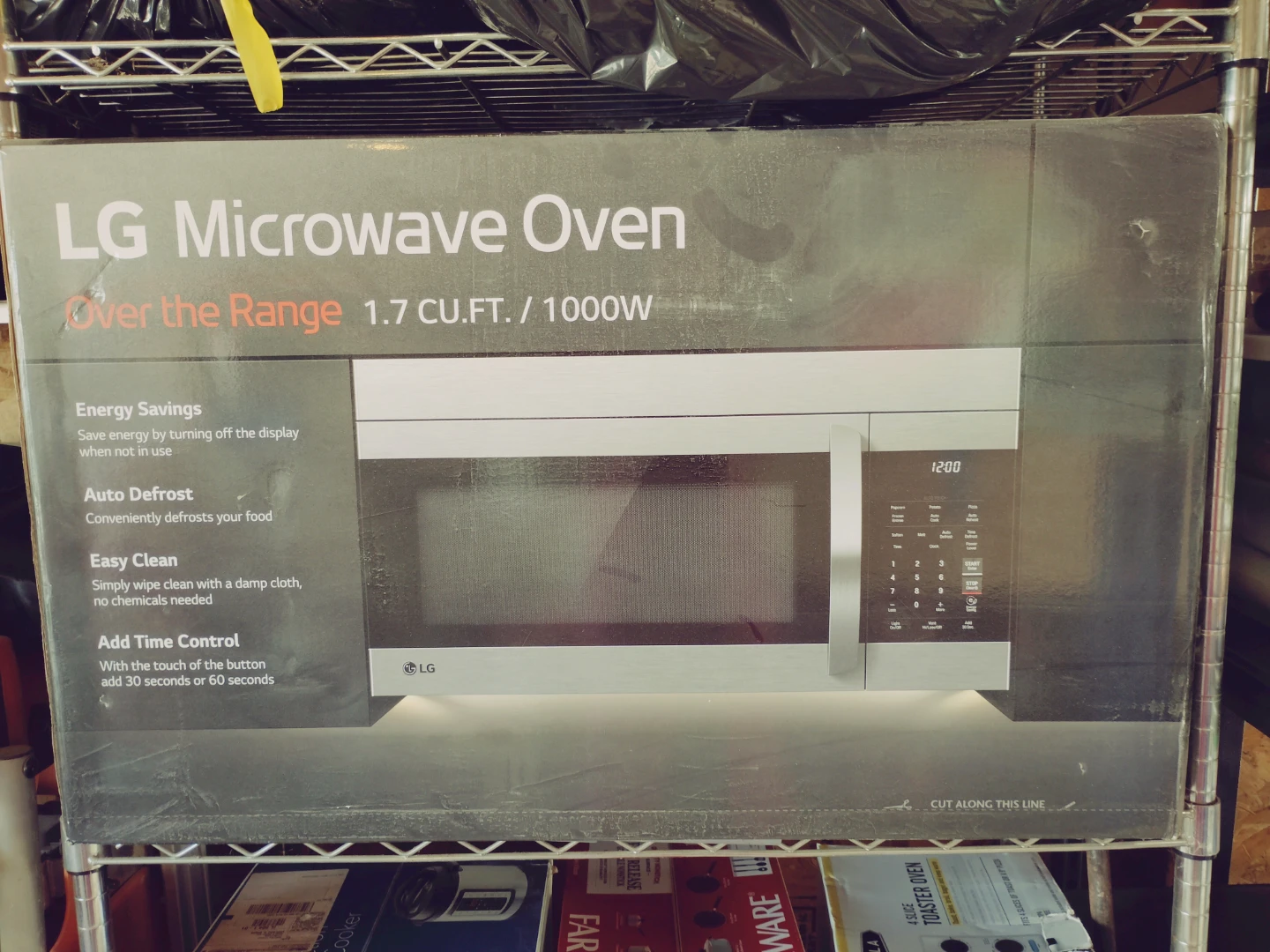 LG Over the Range Microwave Oven - 1.7 CU.FT. / 1000W