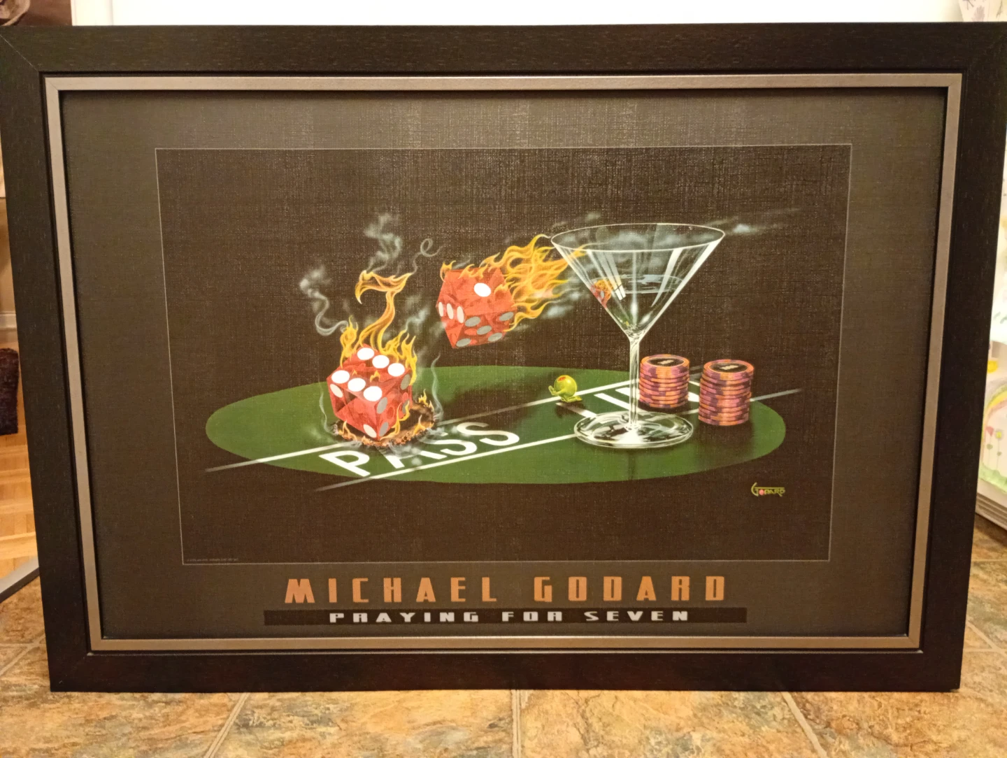 Michael Godard "Praying for Seven" Framed Art Print