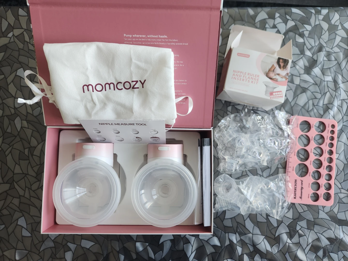 Momcozy S12 Pro-V Hands-Free Double Breast Pumps - photo 2