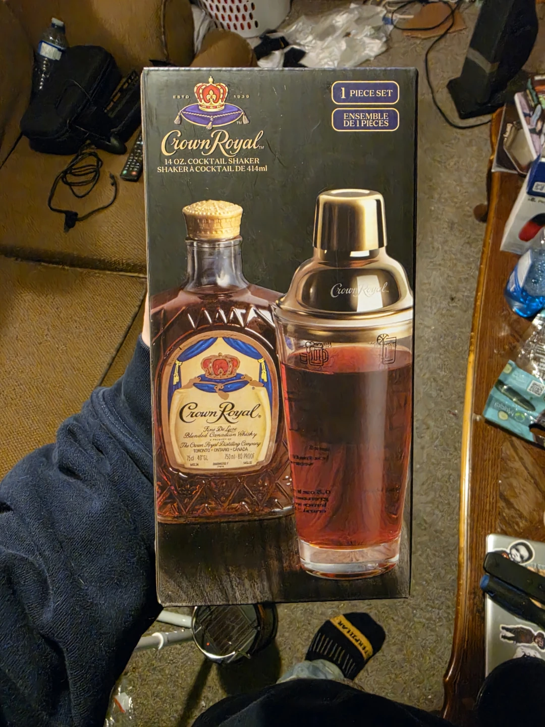 Crown Royal 14 oz Cocktail Shaker Set
