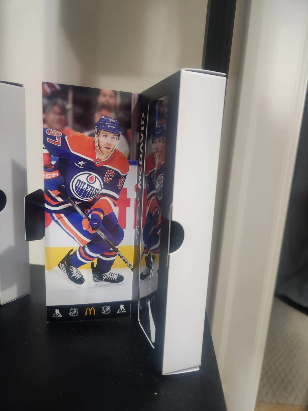 Connor McDavid Edmonton Oilers McDonald's Card