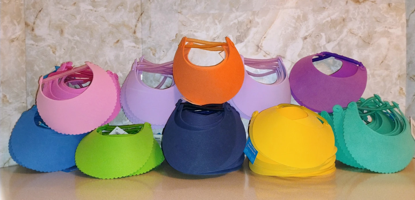 ASSORTMENT OF KID’S FOAM VISORS (116 TOTAL)