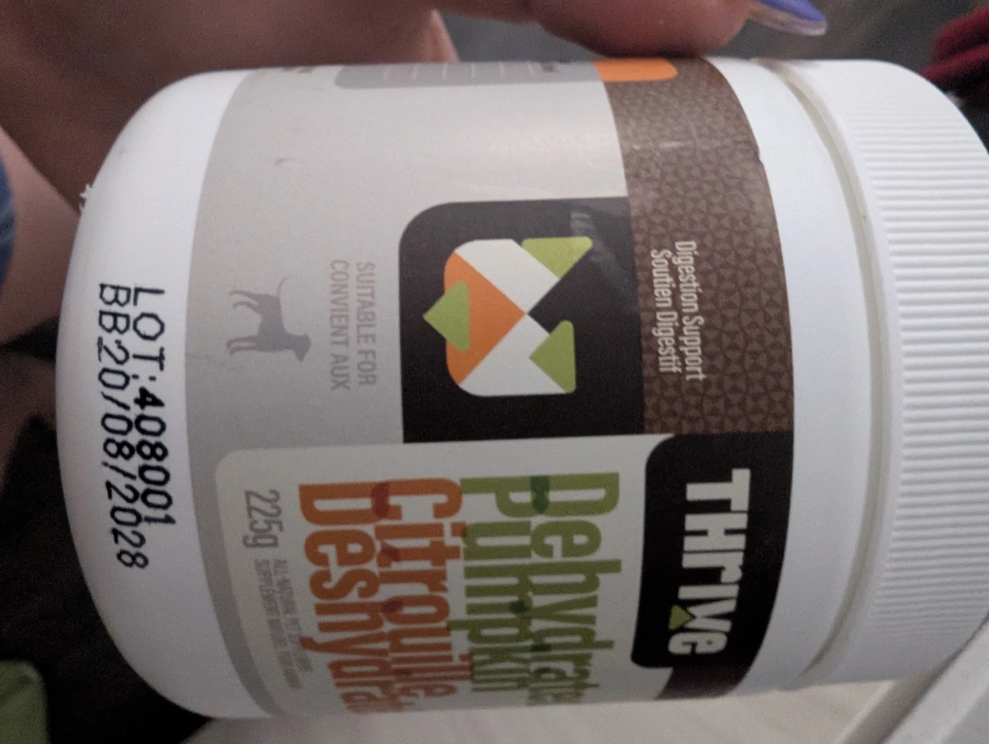 Thrive Dehydrated Pumpkin Supplement for Pets - photo 3