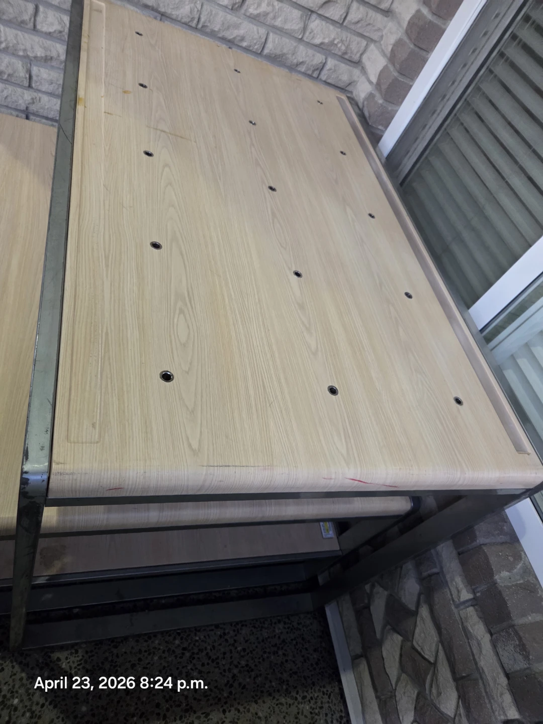 Two-Tiered Wood tabel - photo 2