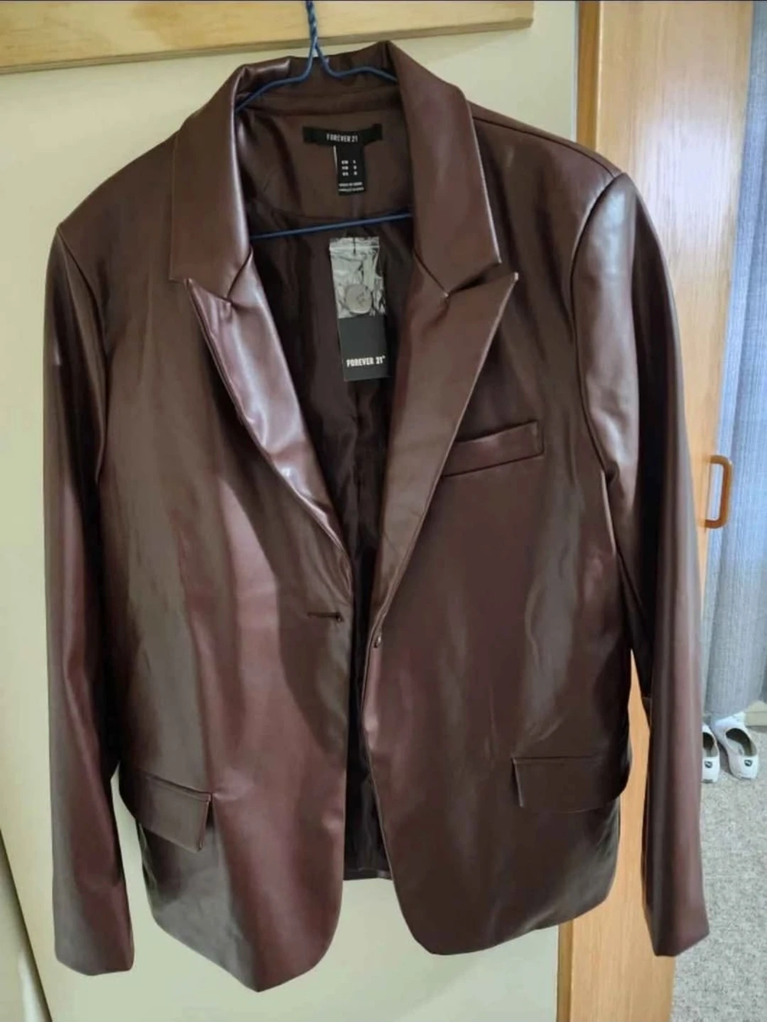 Forever 21 Faux Leather Blazer - photo 2
