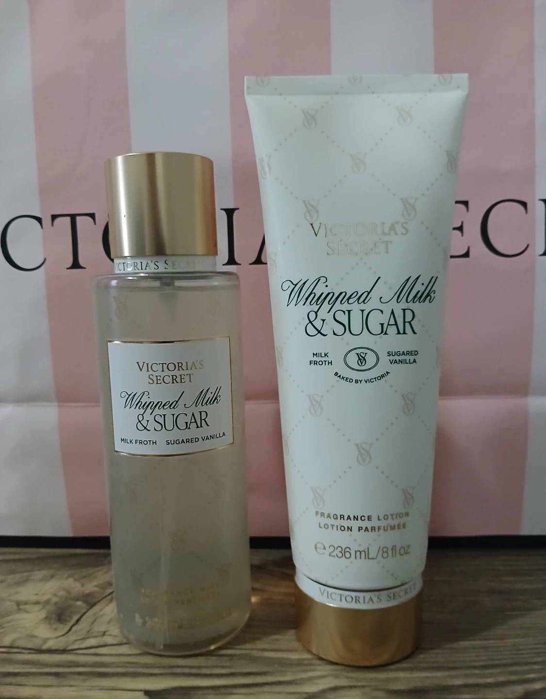 Victoria's Secret Whipped Milk & Sugar Mist & Lotion Set