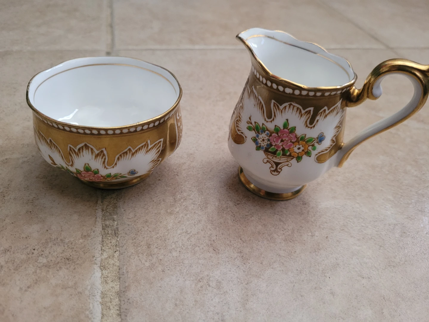 Royal Albert Royalty Creamer & Sugar Bowl Set