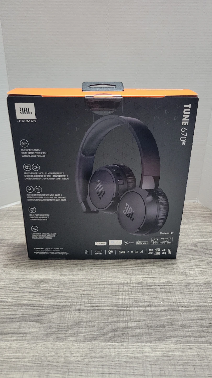 JBL TUNE 670NC Wireless Headphones