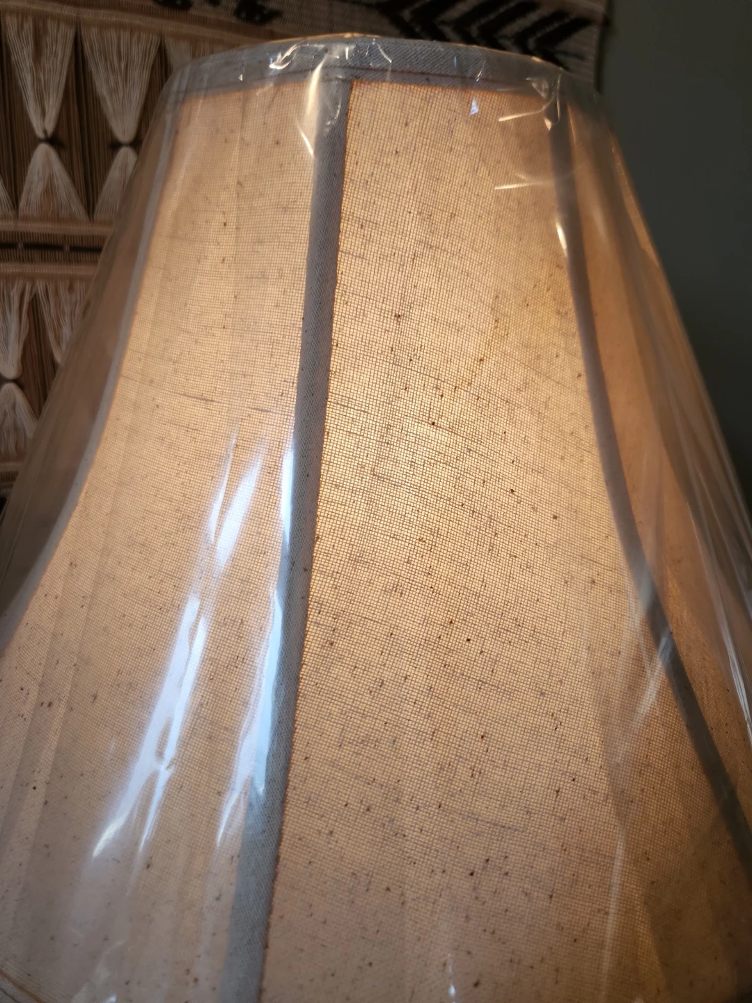 GOLD Metal Table Lamp with Linen Shade - photo 4