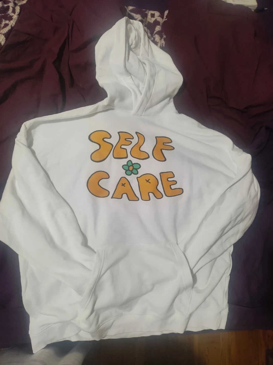 No boundaries White "Self Care"  size XL will fit 2x-3x new - photo 2