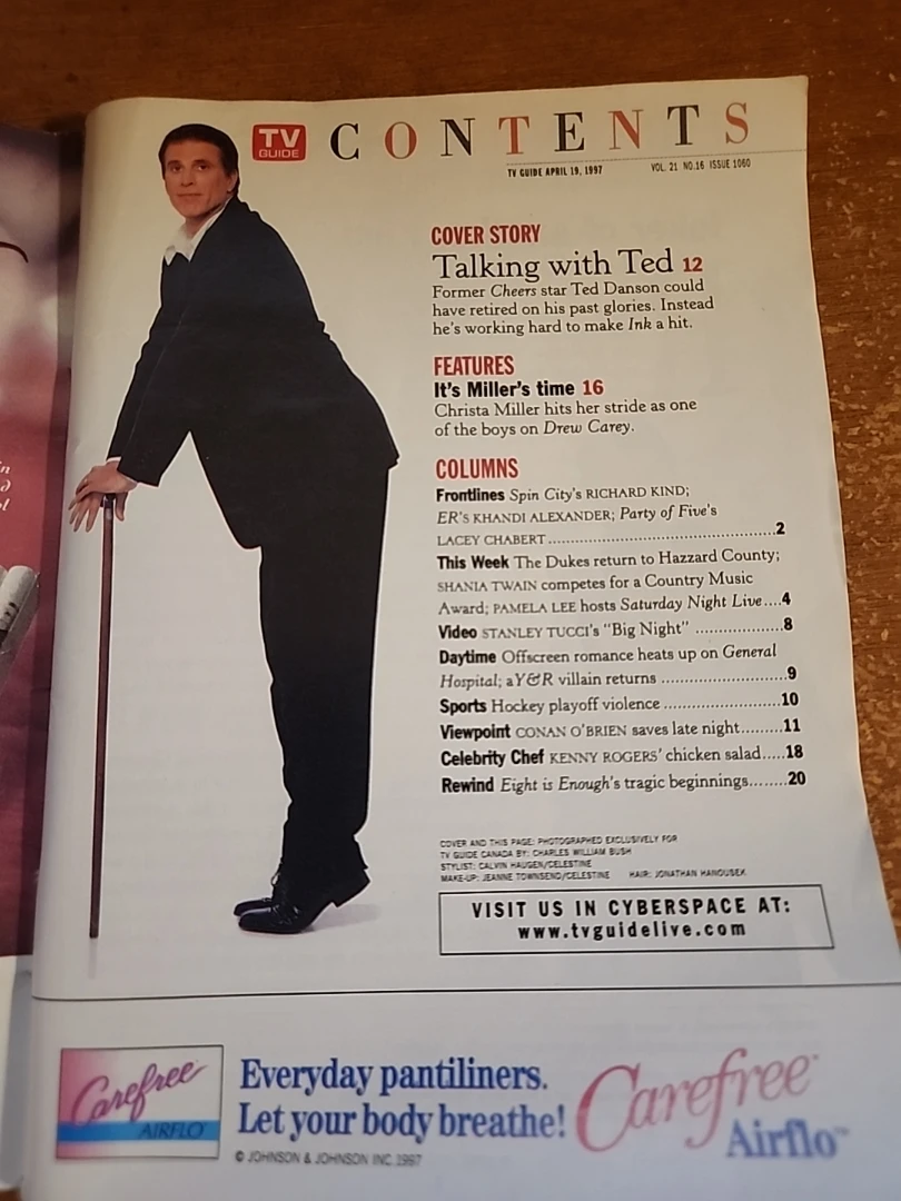 TV GUIDE Magazine - April 19-25, 1997 - photo 2