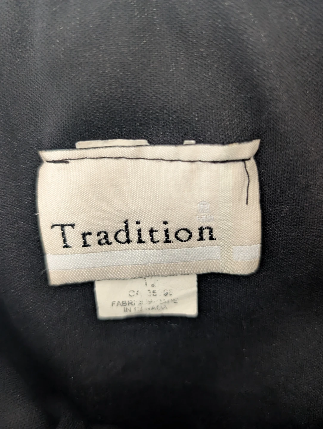 Tradition Black & White Paisley Print Skirt size 12 - photo 4
