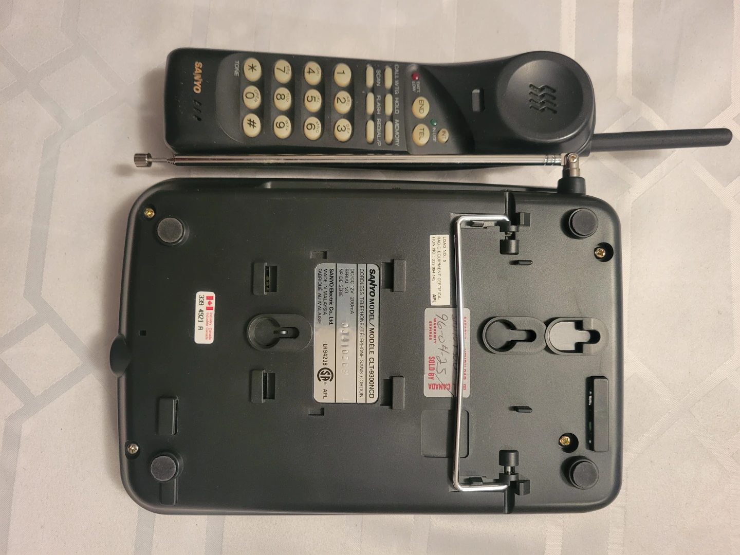 Sanyo Super-Compander III Cordless Phone - photo 4