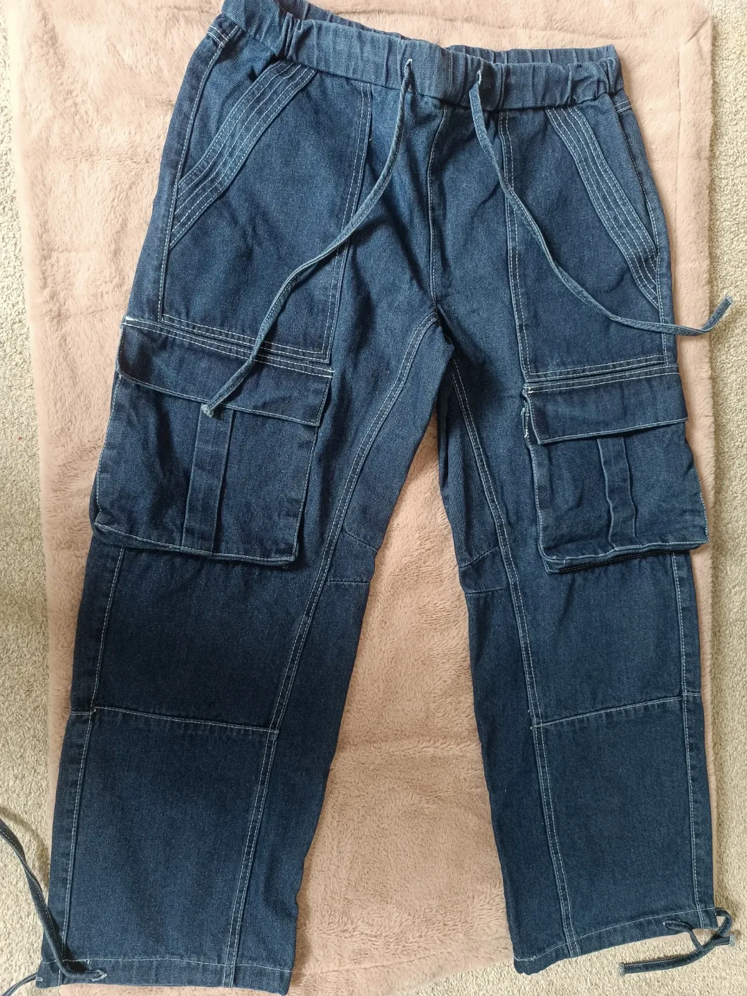 Forever 21 Men's Denim Cargo Pants