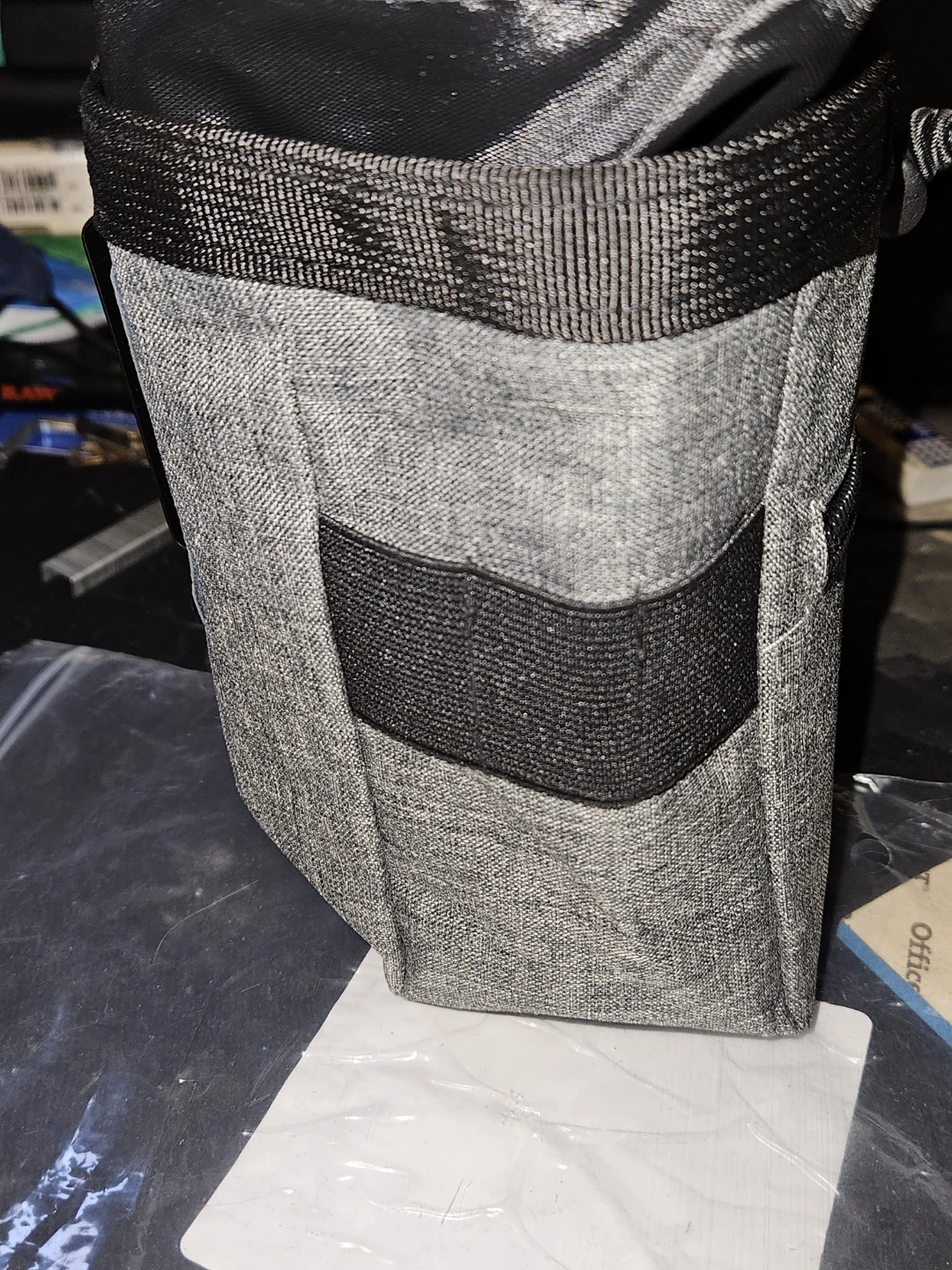 Gray Tool Bag with Zipper Pockets and Belt Clip - photo 2