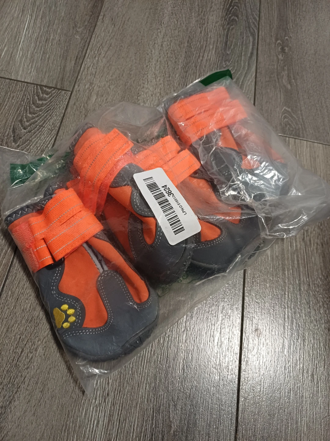 Orange and Grey Dog Boots (Set of 4) - photo 5