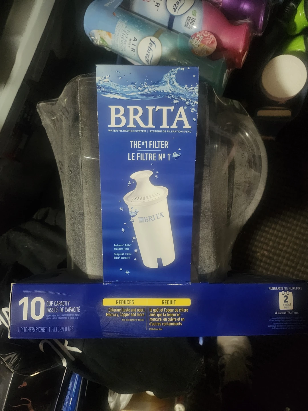 Brita Water Filter Pitcher with 1 Standard Filter