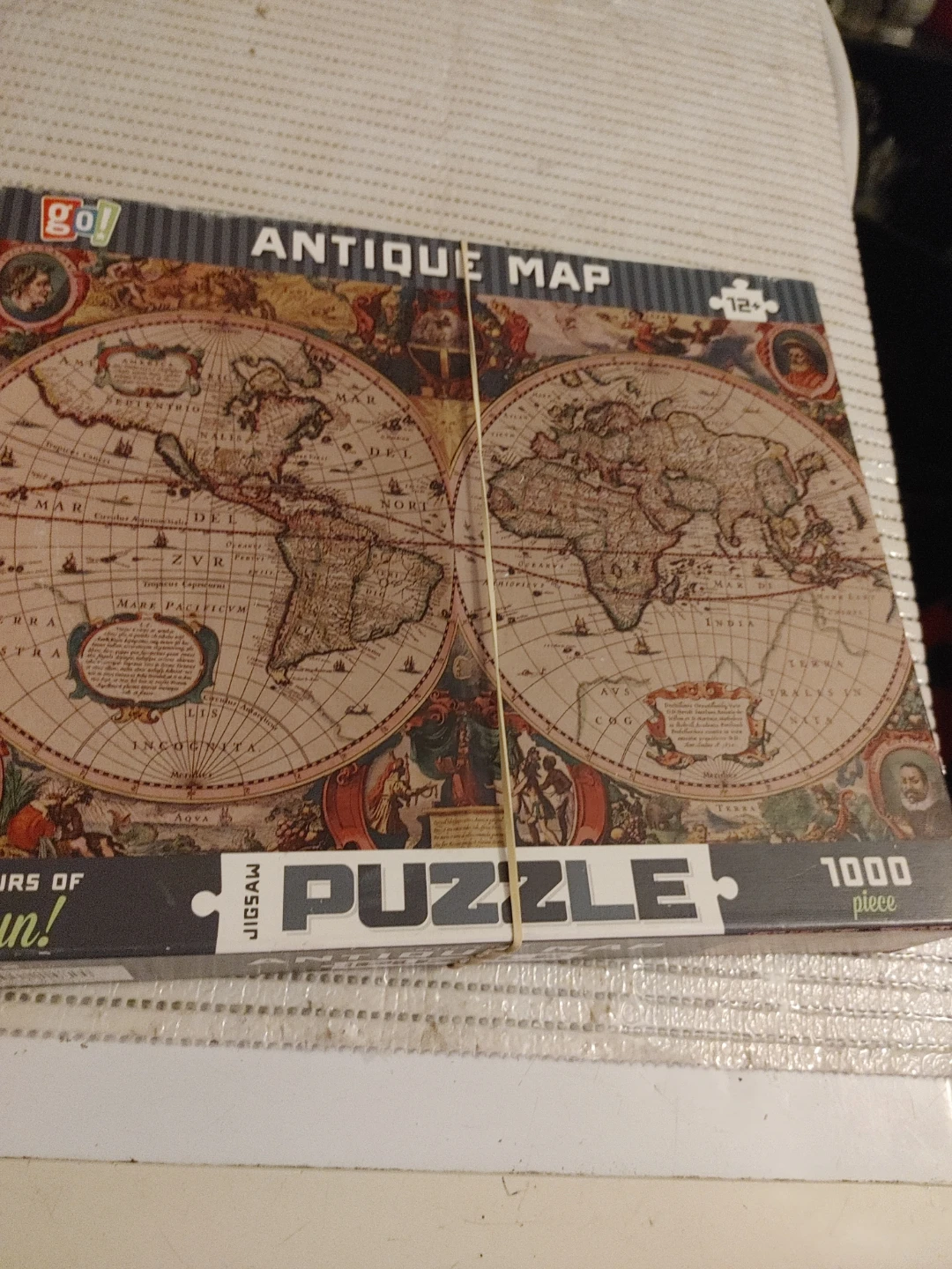 GO! Antique Map 1000 Piece Jigsaw Puzzle