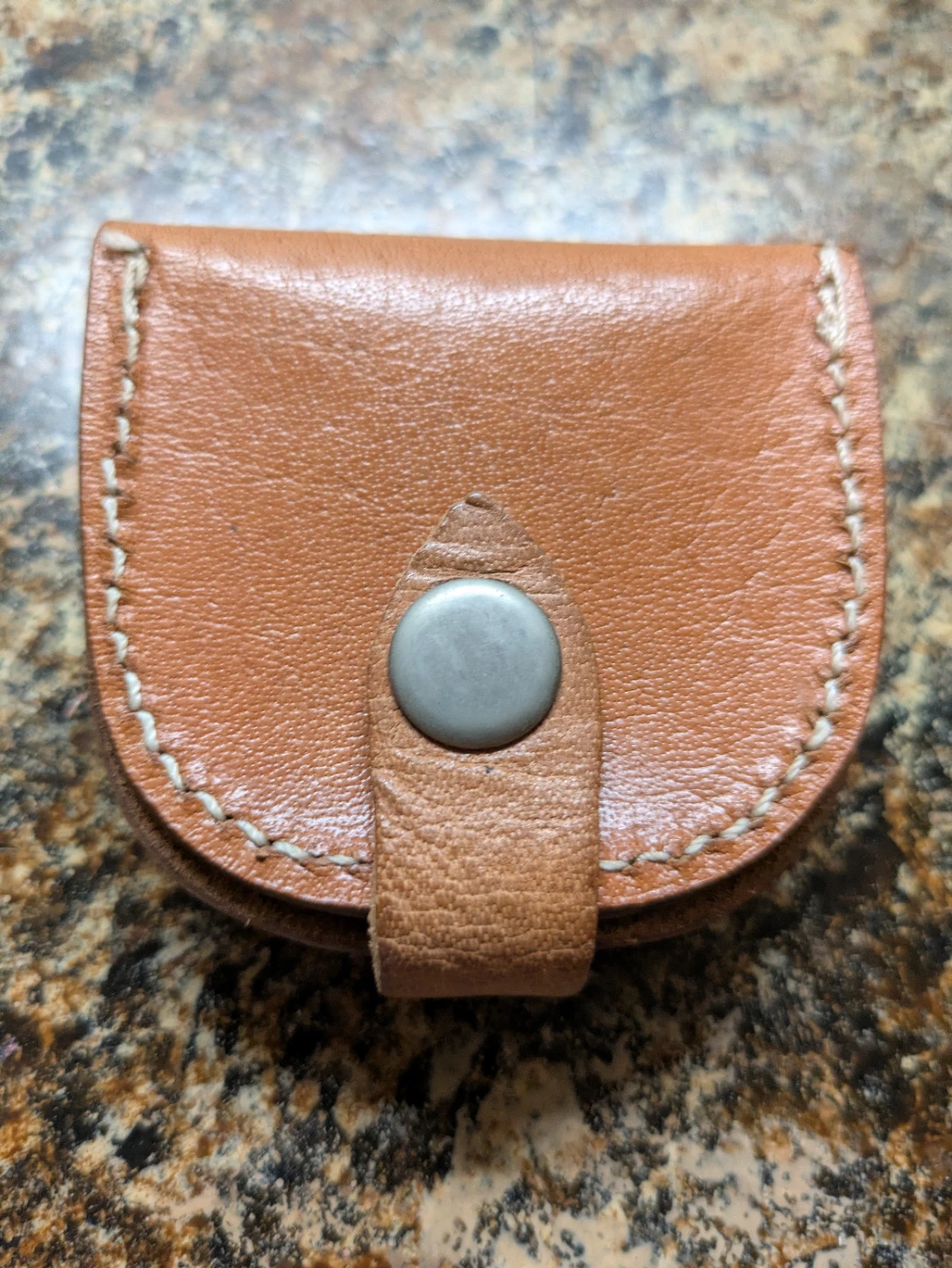 Leather Coin Pouch with Celtic Design - photo 2