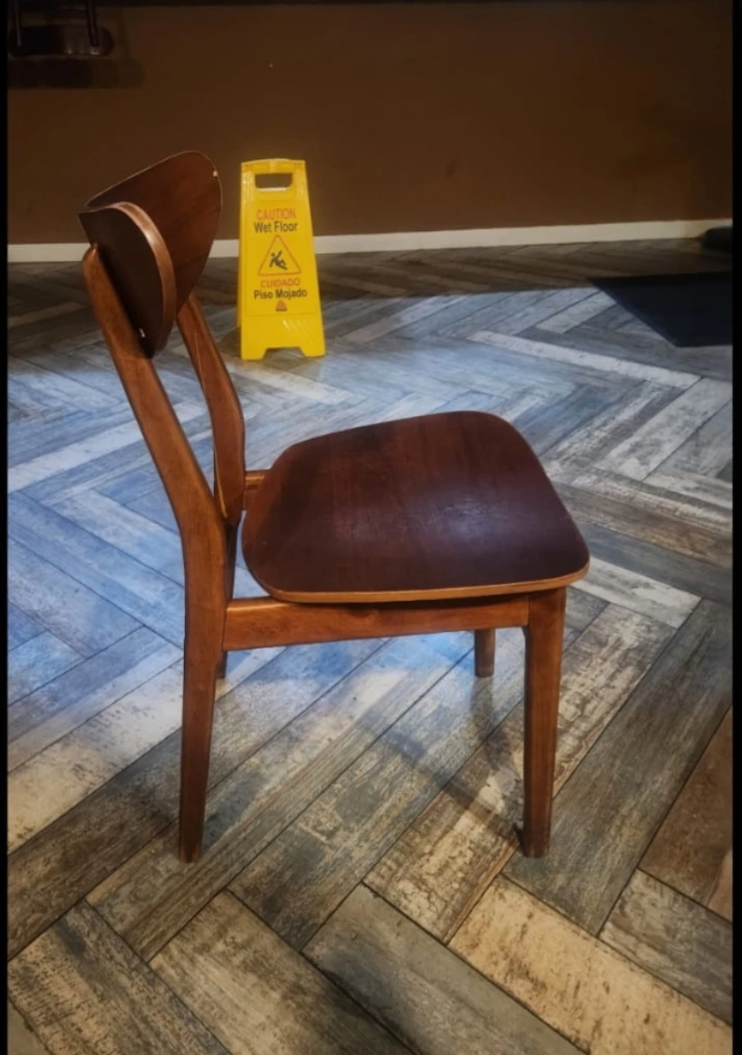 Four Classic Cafe Dining Chairs
