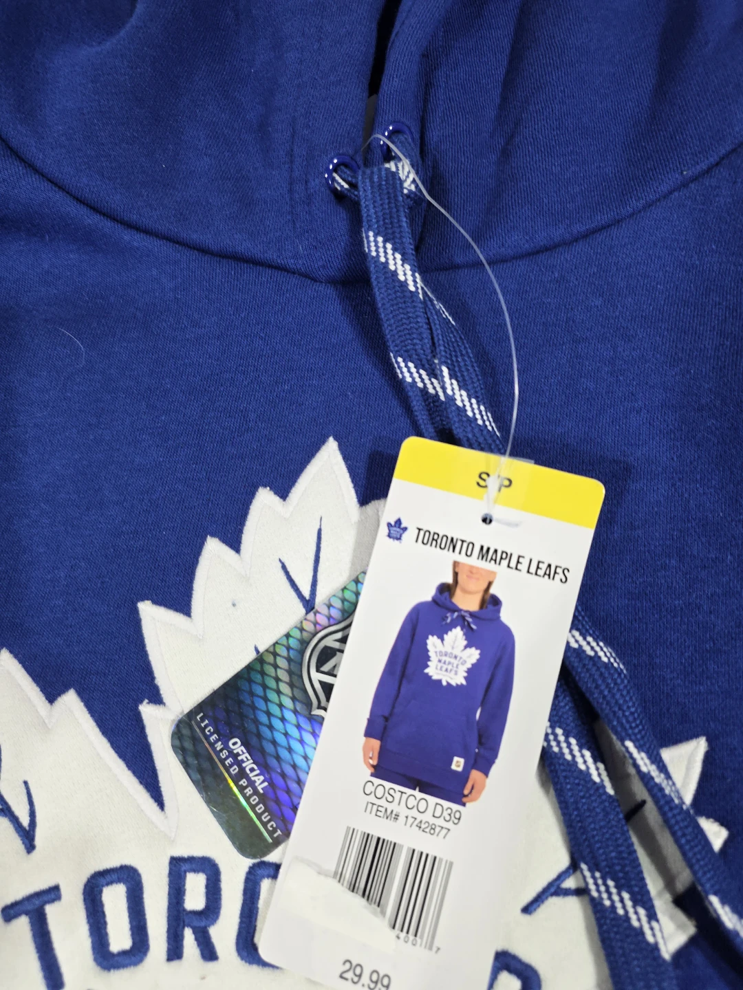 Toronto Maple Leafs Blue Hoodie - Size S/P - photo 3