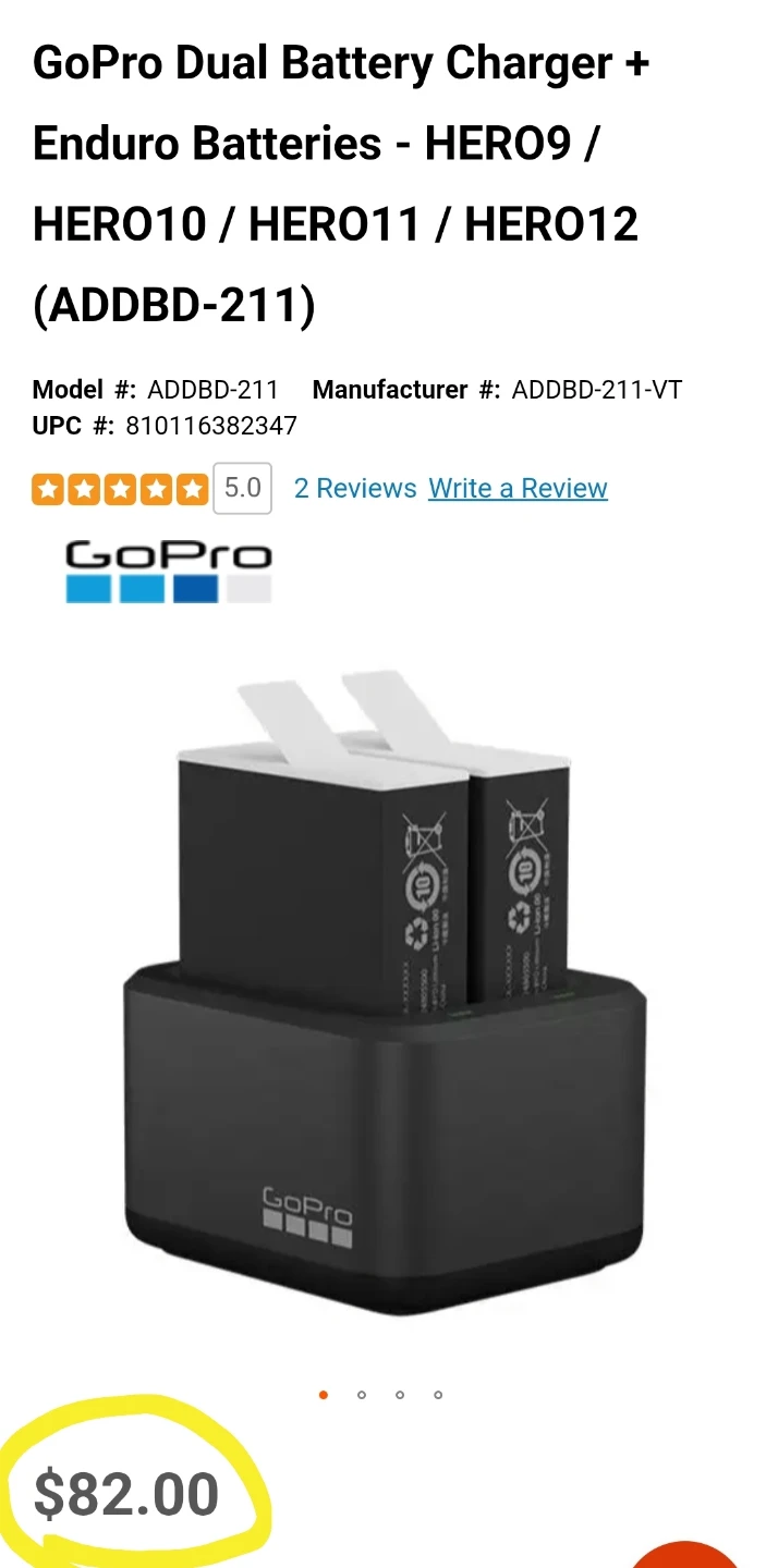 GoPro Dual Battery Charger + Enduro Batteries 🔋🔌📷 - photo 3