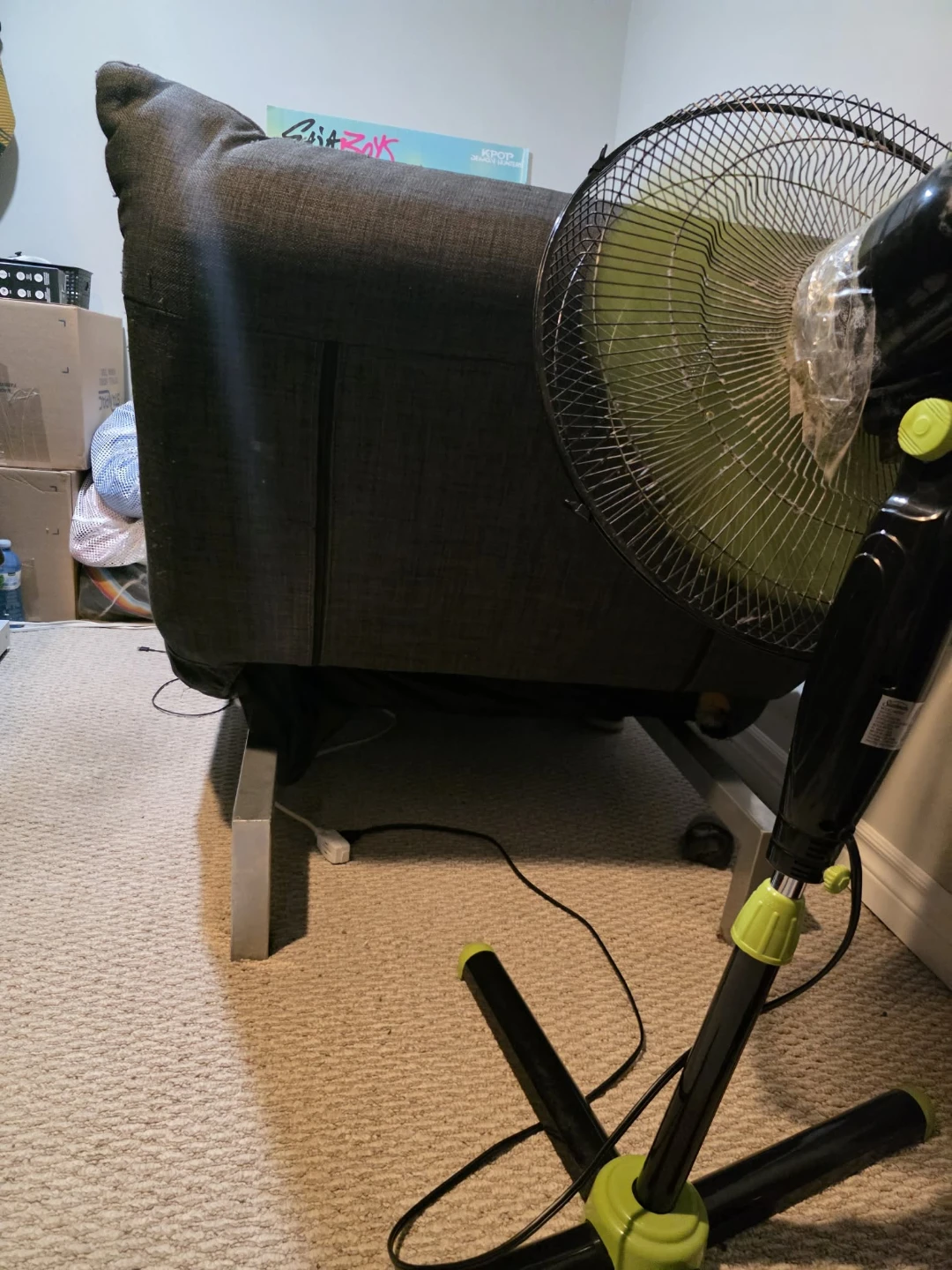 Amazing Condition Lounge Chair/Bed (Black) - photo 2