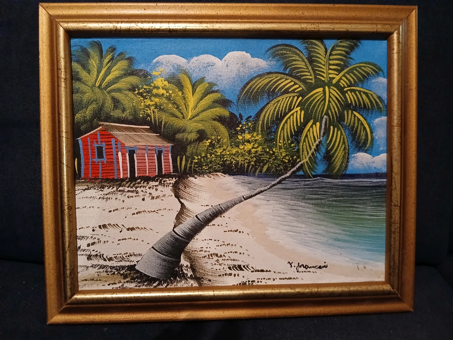 " A Traditional Haitian Rural House  "