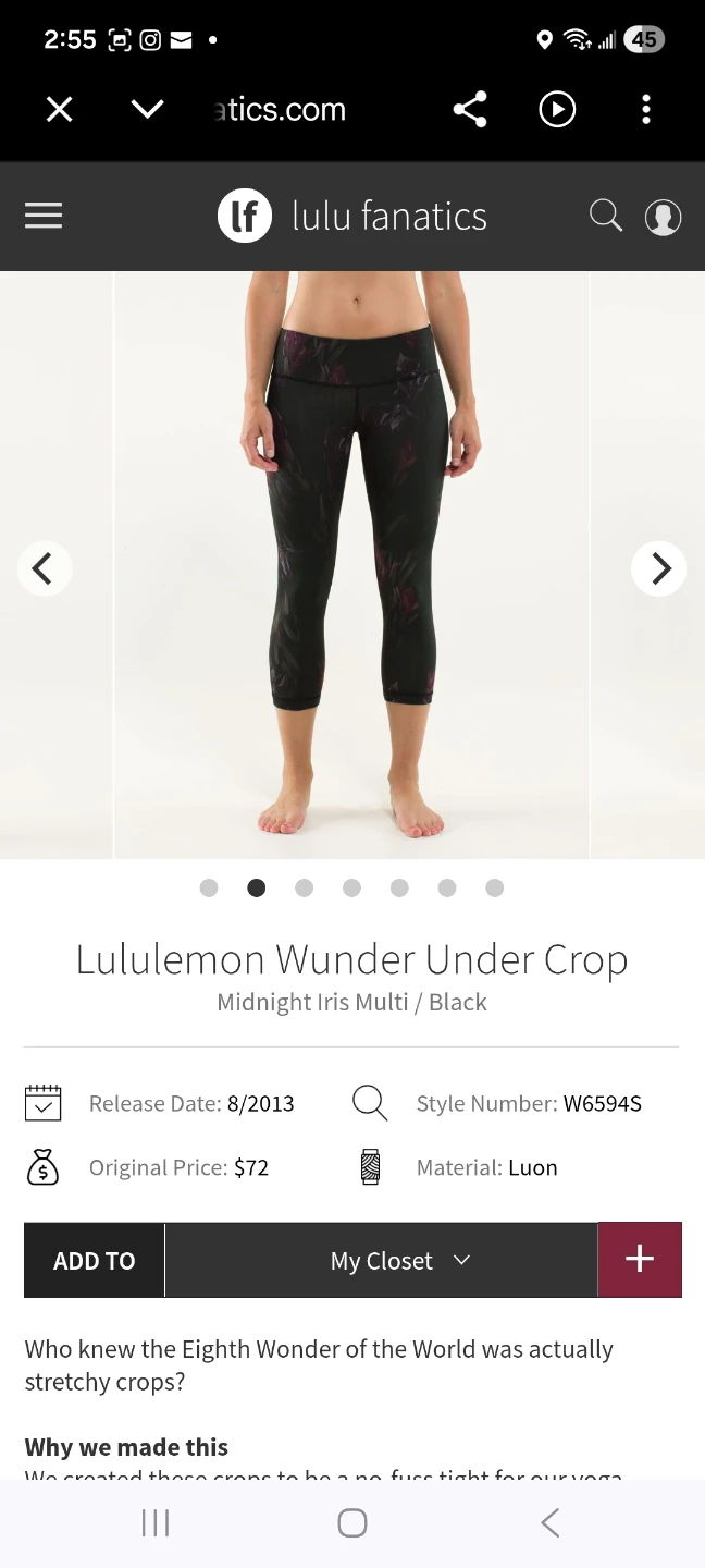 Lululemon Wunder Under Crops 🌱 - photo 3