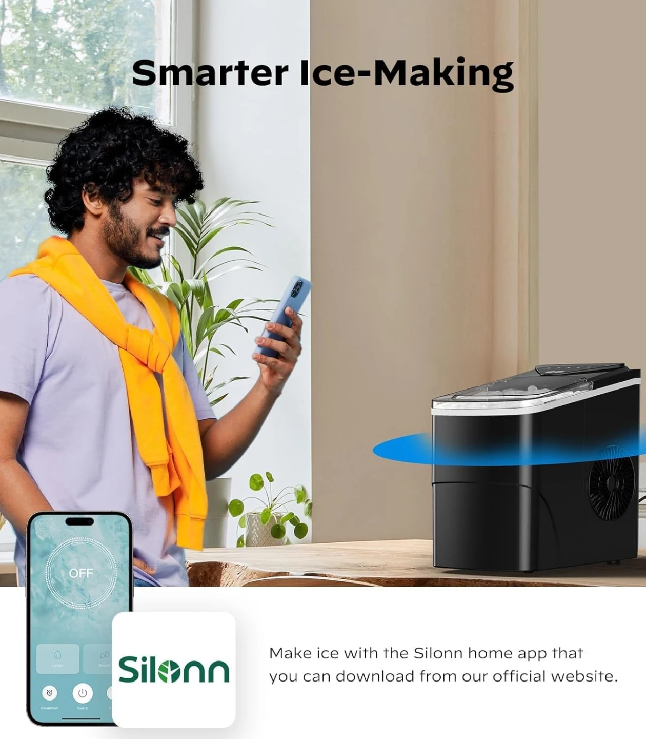 NEW IN BOX - Silonn Smart Countertop Ice Maker - photo 2