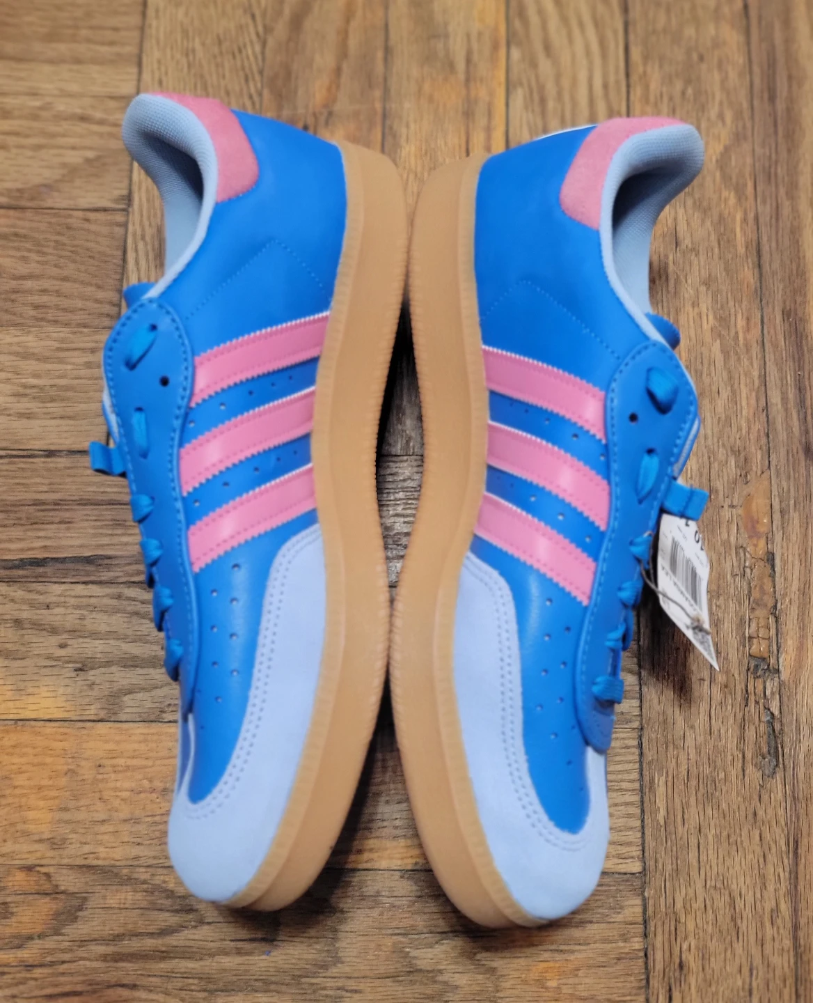 Adidas Velosamba Lea Shoes Blue Pink Size 10 - photo 2